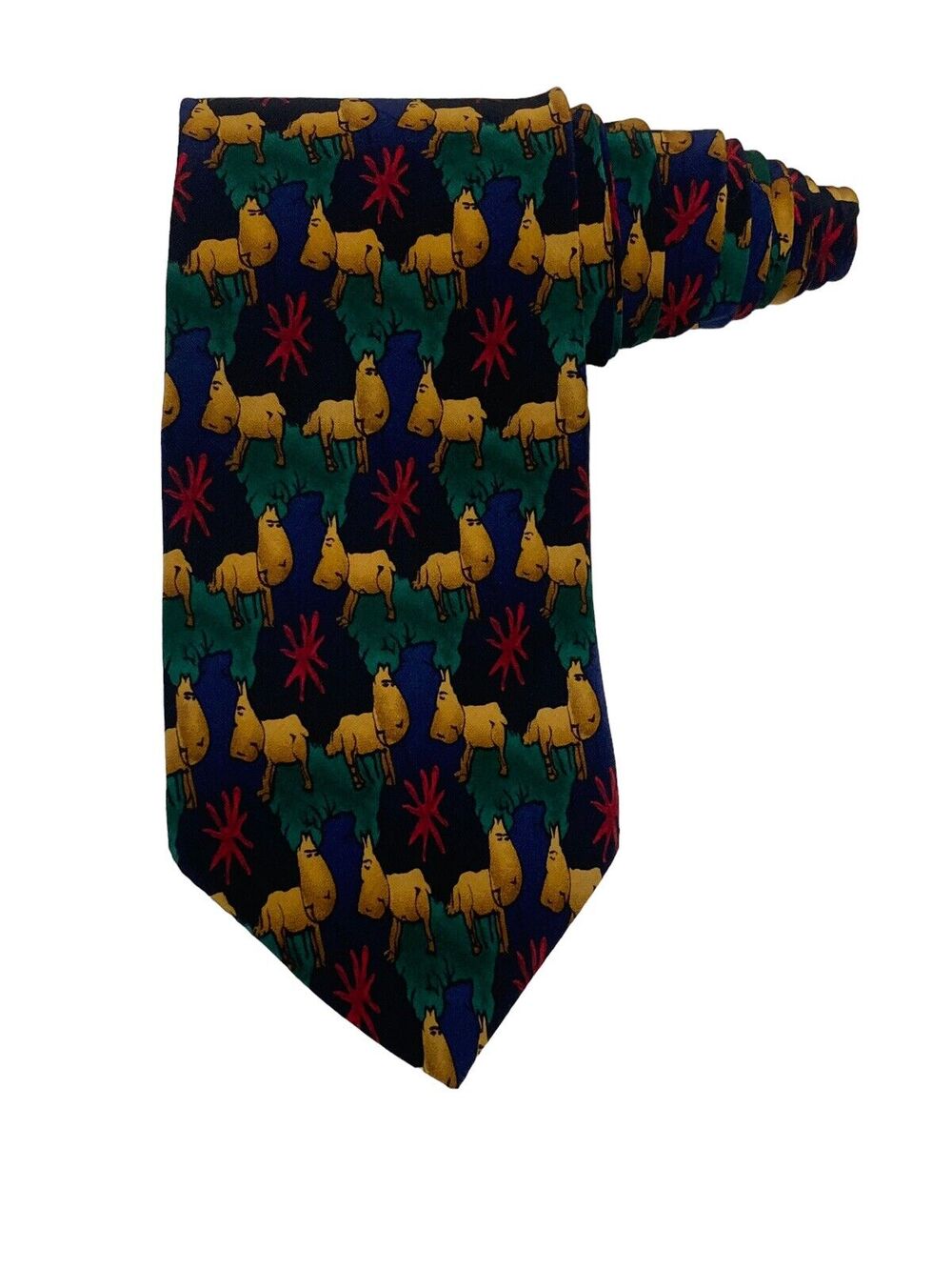 J Jerry Garcia Grateful Dead Special Edition Christmas 1996 Vintage Necktie